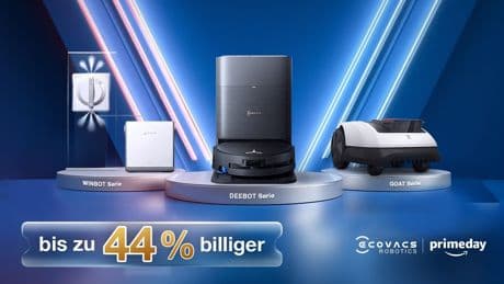ECOVACS-Deals zum Prime Day: Über 500 Euro Rabatt auf smarte Reinigungs- und Gartenhelfer