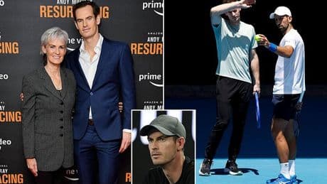 Judy Murray predicts son Andy's next career move after shock coaching split from Novak Djokovic