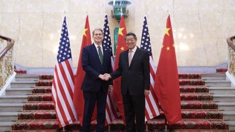 Welthandel: Staatsmedien: China und USA sprechen in London weiter