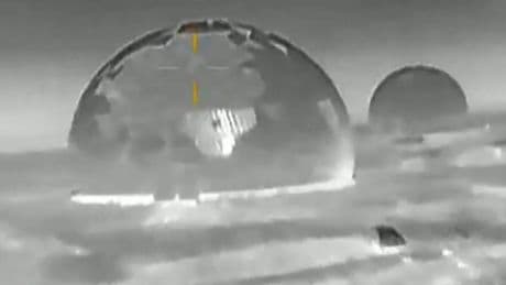 Systeme auf der Krim: Videos sollen Angriffe auf russische Radar-Kuppeln zeigen