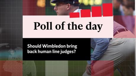 Voices: Poll of the day: After another AI blunder, should Wimbledon bring back human line judges?