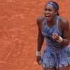 French Open: Amerikanerin Coco Gauff in Paris im Viertelfinale