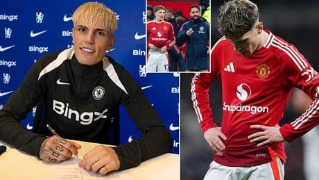 Alejandro Garnacho breaks silence on Man United exit - as £40m Chelsea signing shares message after being exiled by Ruben Amorim