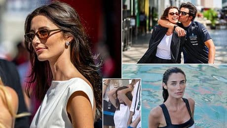 Watch dramatic moment Formula One WAG sees her partner knocked off the track during risky Italian Grand Prix clash