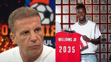 El recado de Cristóbal Soria a Nico Williams: "Jugando en el Athletic Club, Betis o Sevilla jamás va a ser top mundial"