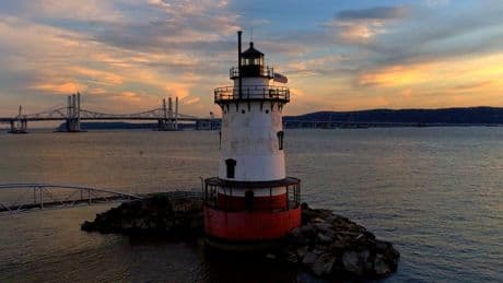 Historic New York lighthouse was vandalized and set on fire
