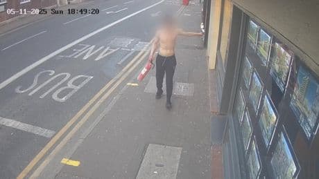 We’re selling up & leaving our once quaint town after topless yob’s high street rampage turned it into a WARZONE