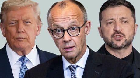 Kurz vor Alaska-Treffen - Merz plant Trump-Selenskyj-Gipfel für Mittwoch