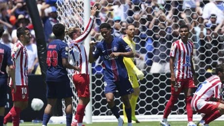 4-0: El PSG golea al Atlético de siempre