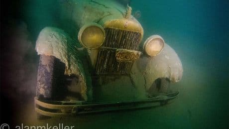 Rumours confirmed of car swallowed up by Lake Minnewanka in Alberta nearly a century ago