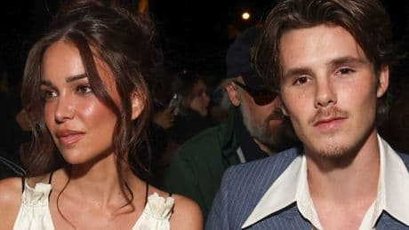 Cruz Beckham's girlfriend channels inner Victoria with short hair and black dress
