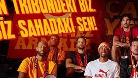 Galatasaray: Sen tribündeki biz, biz sahadaki sen