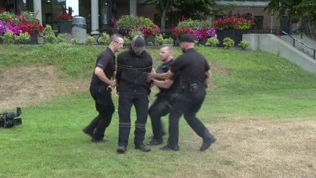 Abbotsford police become 1st in B.C. to acquire ‘flying handcuffs’ as non-lethal tool