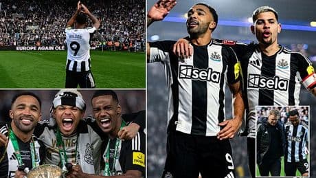 Callum Wilson leaves Newcastle after five years at St James' Park with Alan Shearer among his well-wishers... as striker turns down new pay-as-you-play deal