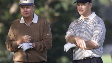 Nicklaus says a tough road lies ahead for Woods' son after big win