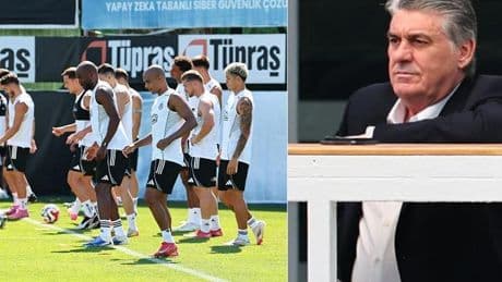 Beşiktaş'ta Shakhtar Donetsk maçı hazırlıklarını Serdal Adalı yerinden takip etti
