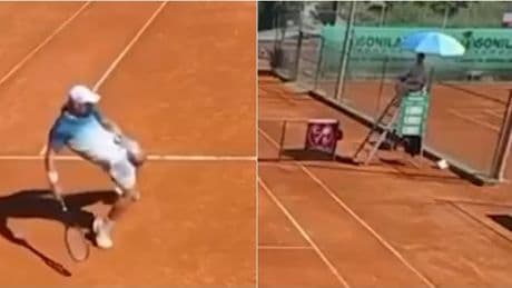 Tennis, caos in Spagna: Gulin squalificato dopo insulti e gesti osceni all?arbitro