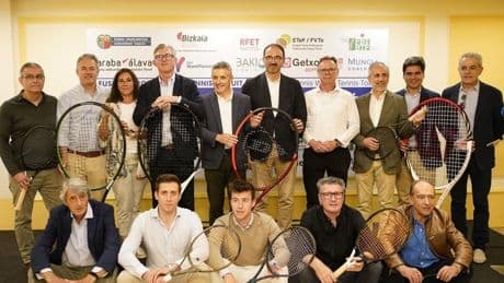 El repóquer del tenis vasco