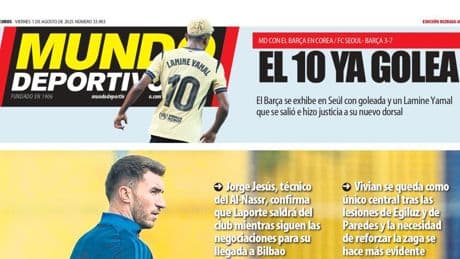 Portada de hoy de la Edición Bizkaia-Araba de Mundo Deportivo
