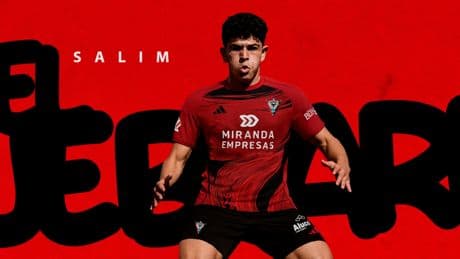 Ya es oficial: Salim El Jebari jugará cedido en el Mirandés