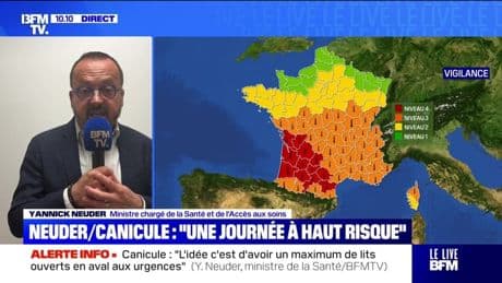 Neuder/Canicule : "une journée à haut risque" - 11/08