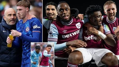 West Ham's clash with Chelsea moved to Friday night kick off following Sky Sports request - raising alarm for increased fan violence between London rivals