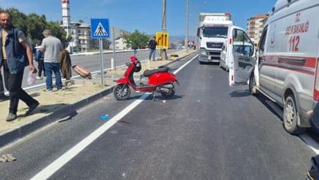 Çorum'da feci kazada ağır yaralanan motosiklet sürücüsü hayatını kaybetti