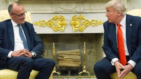 „Er ist ein großartiger Kanzler für Deutschland“, sagt Trump über Merz