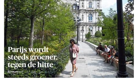 Contre les canicules, Paris se met au vert