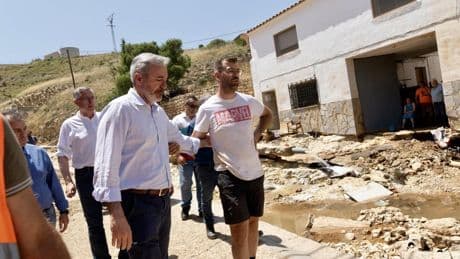 Azcón señala a la Aemet por no dar una previsión “más realista” del temporal que arrasó varios pueblos
