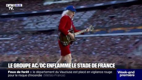 Le groupe AC/DC a enflammé le Stade de France