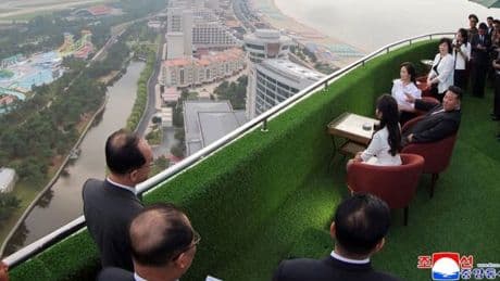 Kim Jong-un hails 'greatest feat' in rare visit with daughter to resort with no tourists