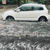 Keine Unwetterwarnung mehr: Starkes Gewitter im Norden Berlins hat sich leicht beruhigt