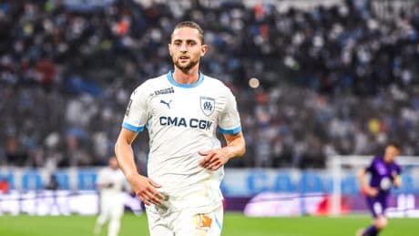 Ligue 1 : le «Duc» Adrien Rabiot prêt à guider Marseille avant le choc face à Monaco
