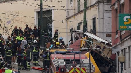 Portugal : le funiculaire emblématique de Lisbonne déraille, au moins trois morts