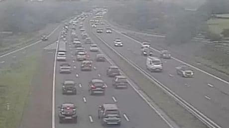 M6 traffic LIVE: Overturned caravan sparks motorway closure and MILES of delays