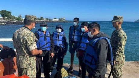 Fishermen survive 55 days adrift at sea living on 'rusted engine water'