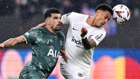Europa League: Eintracht Frankfurt gegen Tottenham Hotspur im Viertelfinale ausgeschieden