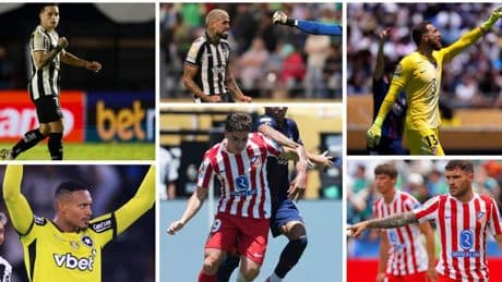 El Atlético-Botafogo en cinco duelos