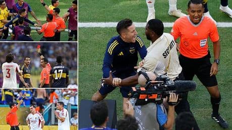 Ex-Man United star hit with four-match ban after security guard scrap at Club World Cup - as sanctions are revealed for three red cards in fiery match