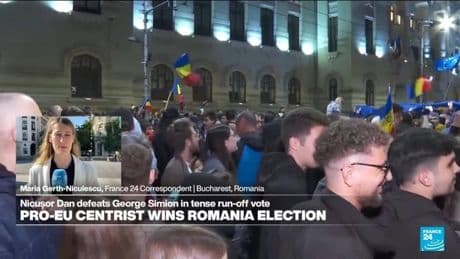 Relief in Romania following the victory of Nicusor Dan