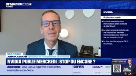 Nvidia publie mercredi : "Une réaction de marché (attendue) pas aussi forte que les autres années !"