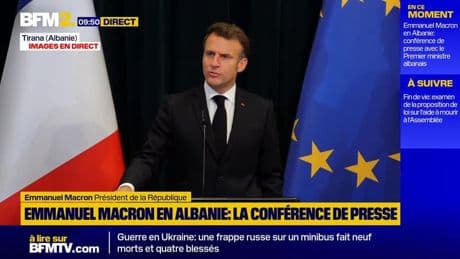 Ukraine : Emmanuel Macron se dit "sûr" que Donald Trump va "réagir" face au "cynisme" de Vladimir Poutine
