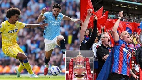 Man City and Crystal Palace fans fume over 'crazy' FA Cup final kick-off delay - with start time of showpiece event STILL to be confirmed two weeks out
