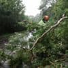 Storm Floris clear-up after power cuts and travel disruption