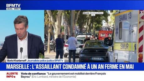 Attaque au couteau à Marseille: l'assaillant avait été condamné à quatre ans de prison, dont un an ferme au mois de mai