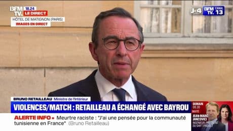 "On ne mettra jamais des cordons de CRS devant chaque vitrine de magasins", déclare Bruno Retailleau après les violences lors du match du PSG