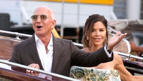 Jeff Bezos: Promis balancieren bei Hochzeitsfeier in Venedig