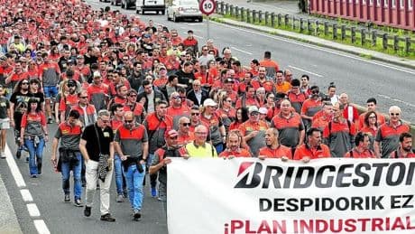 Bridgestone cierra un acuerdo con los sindicatos y reduce en 126 el número de salidas