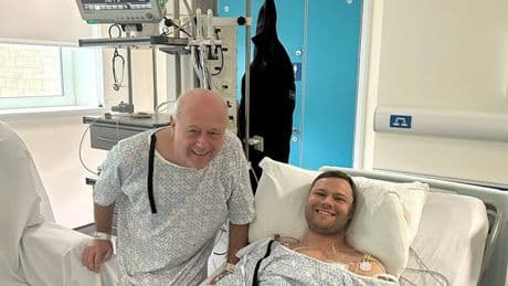 Scots dad donates kidney to give son 'second chance at life'